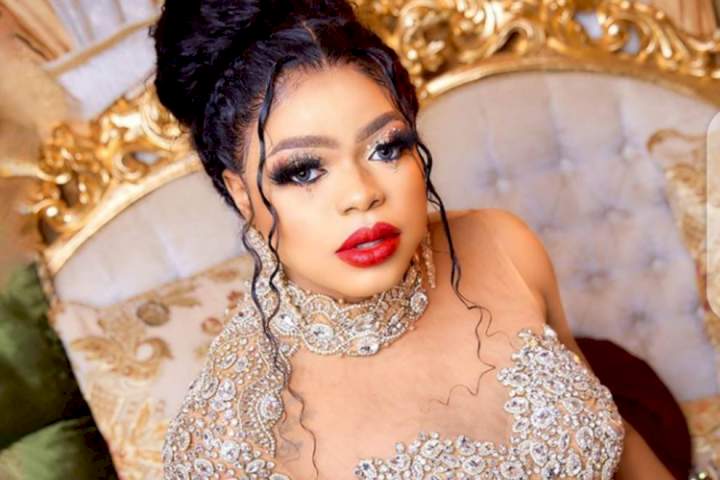 Nigerians tackle Bobrisky after claiming only two guys in the BBNaija house are cute