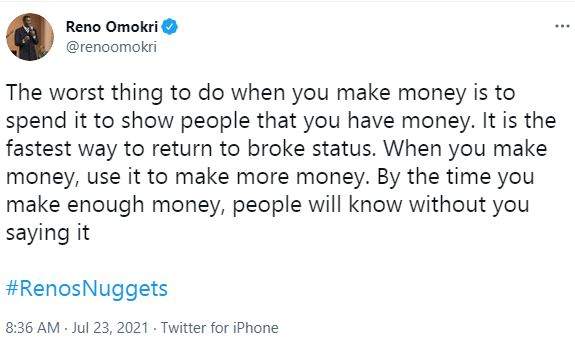 'Obi Cubana mama burial dey really pain this man' - Reactions as Reno Omokri says only people with inferiority complex oppress others with their money
