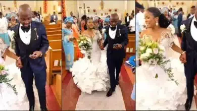 Groom pressing phone on wedding day sparks outrage (Video)