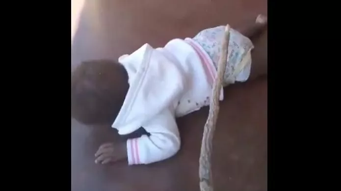 Police arrest mother for ass@ulting her 10-month-old baby with stick in d!sturbing video