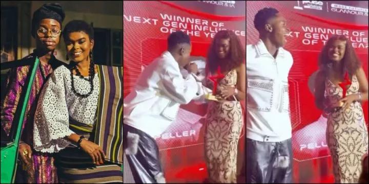 Cute moment Peller dedicates his Next Gen Influencer of The Year award to his girlfriend, Jarvis