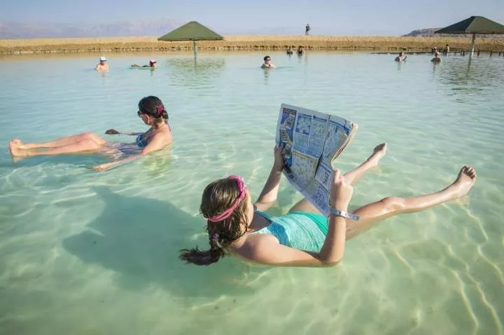 Did you know it is impossible to sink in the dead sea? Here's why