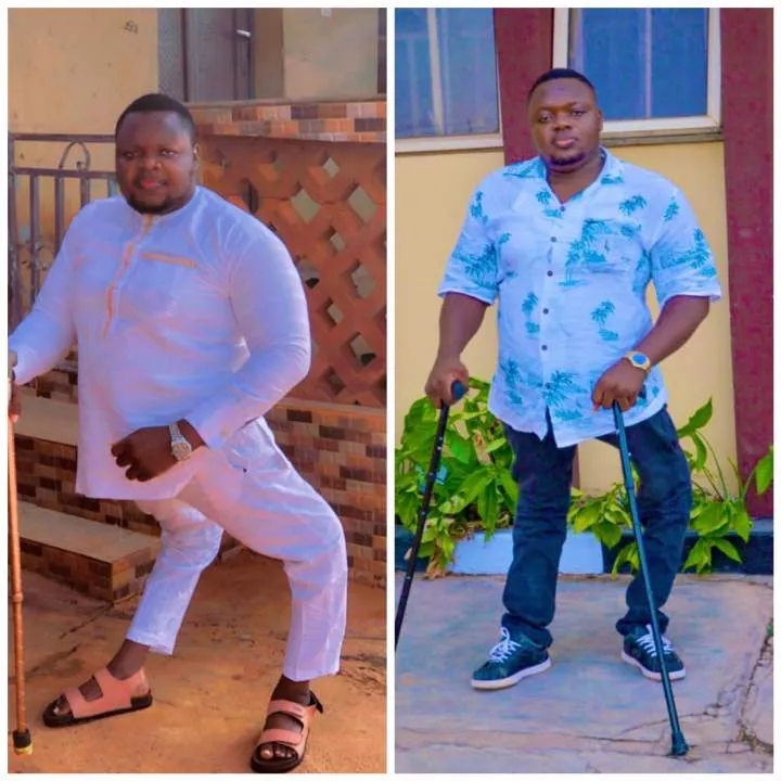 "I will swear and curse you" - Physically challenged Nigerian man slams people mocking him for seeking serious relationship online