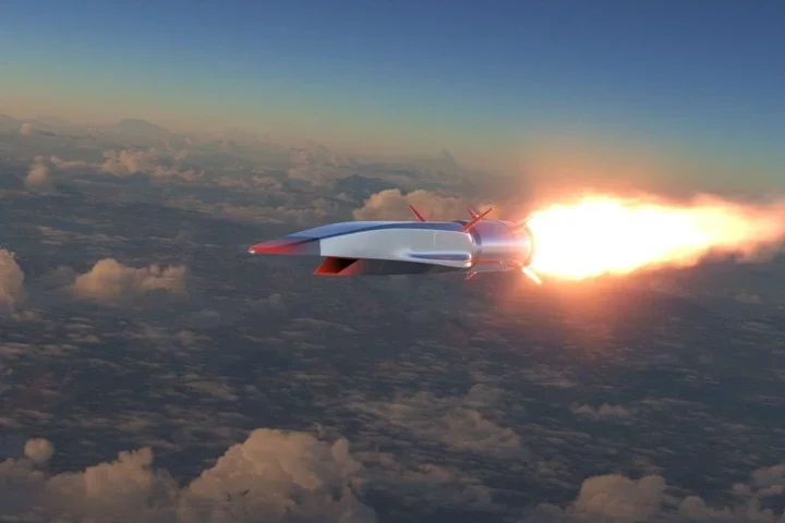 Rendering of hypersonic missile