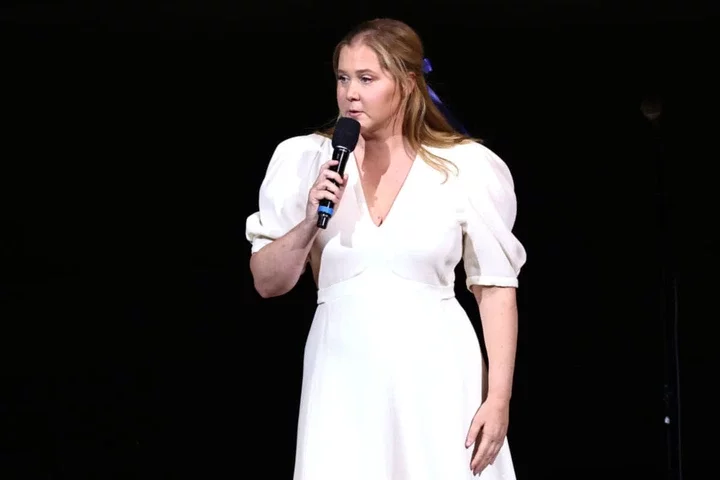 Amy Schumer at Carnegie Hall on October 18, 2023, in NYC. (Image Source: Getty Images - Photo By Jamie McCarthy)