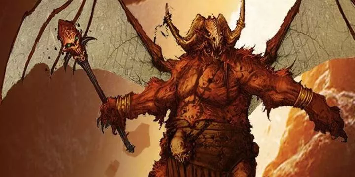 Orcus the demon lord in D&D