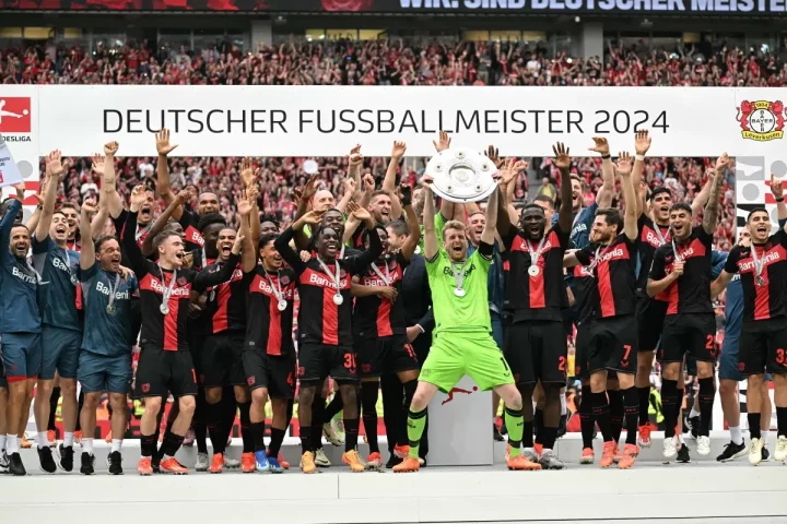 Bayer Leverkusen makes history as first team to complete Bundesliga season invincible