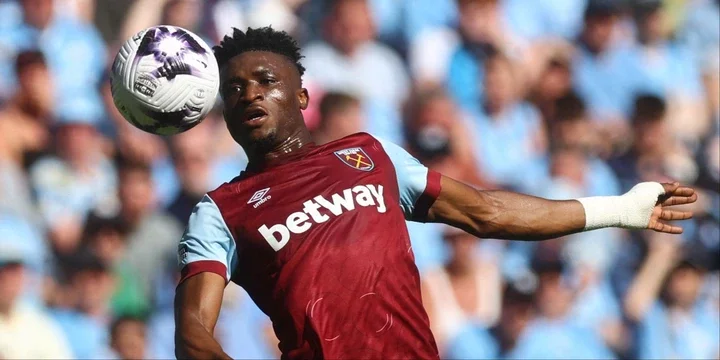 Mohammed Kudus in action for West Ham