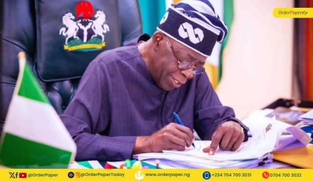 TRENDING: Is Tinubu's cap a signature capture of the national assembly?