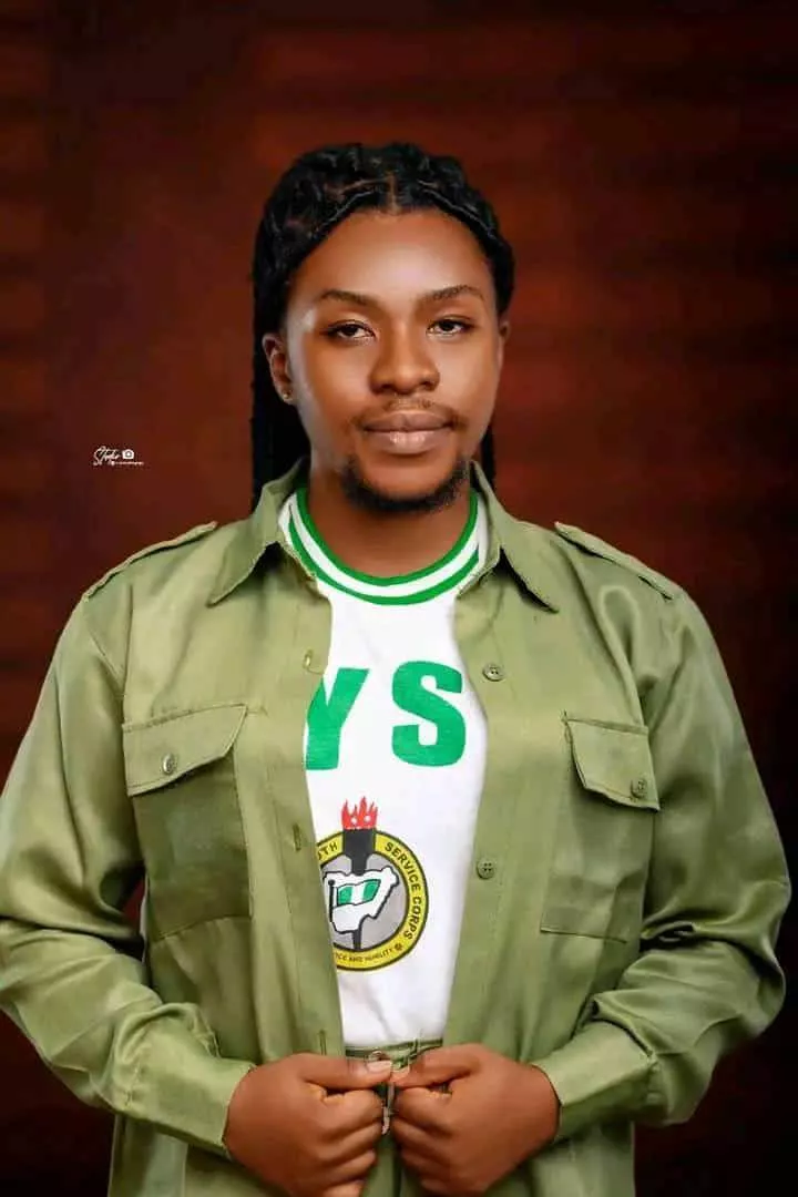 'Nature blessed her' - Unique corper stirs mixed reactions with POP photos