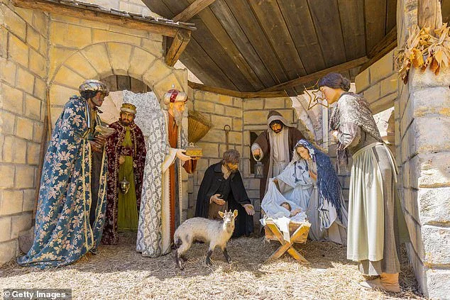 Despite what you might have heard about the Nativity, experts say that Jesus probably wasn't born in the little town of Bethlehem (stock image)