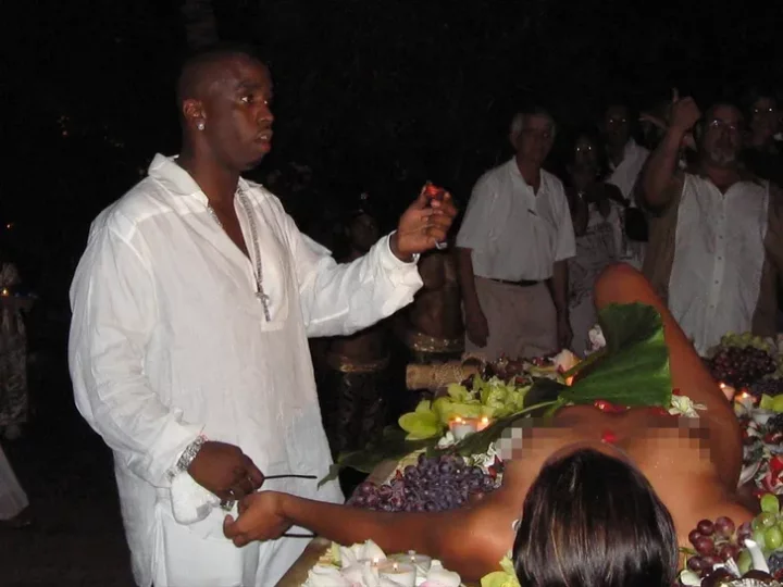 Diddy Maimi bash featuring naked woman buffet resurfaces (Photos)