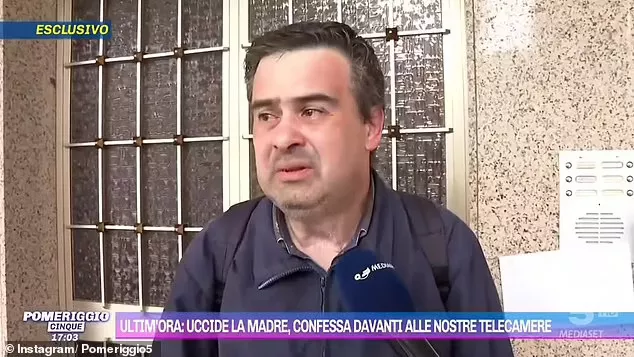 Son, 50, confesses to murdering his mother, 80, on live TV