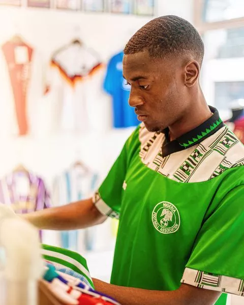 Adarabioyo has been spotted severally wearing the Super Eagles colours.