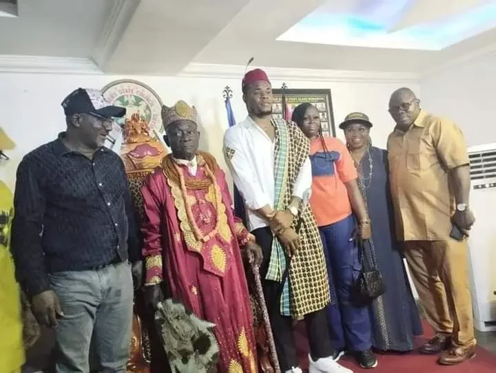 Nwabali receives chieftaincy title in his hometown