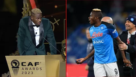 A stupid mistake - Osimhen defends Napoli at CAF Awards
