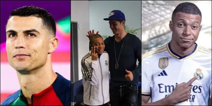 Cristiano Ronaldo sets record for most liked comment after congratulating Mbappe on his move to Real Madrid