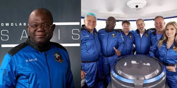 Owolabi Salis becomes first Nigerian to travel to space
