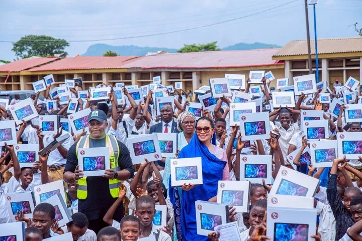 Senator Natasha donates 700 computers to Kogi school, says more coming