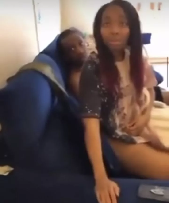 Man catches wife cheating after being away for two weeks (Video)