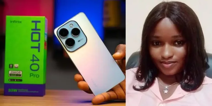 Infinix Nigeria offers latest phone 'Hot 40' to Nigerian woman who wakes up at 4:50 am to cook for husband