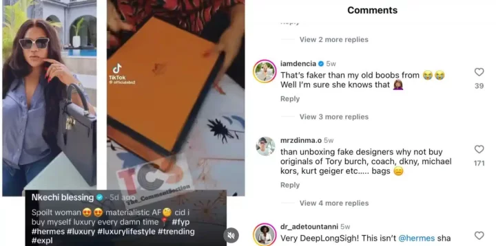 Video: 'Faker Than My Old Bosom' - Dencia Throws Shade at Nkechi Blessing Over New Birkin Bag