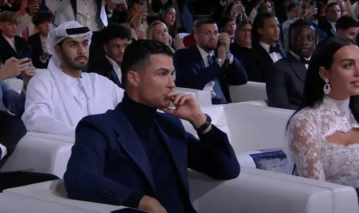Superstar footballer, Cristiano Ronaldo wins multiple awards at Globe Soccer Awards