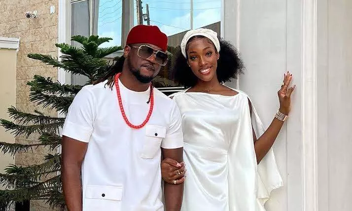 Paul Okoye and his partner Ifeoma Ivy pay visit to Abia state Governor, Alex Otti