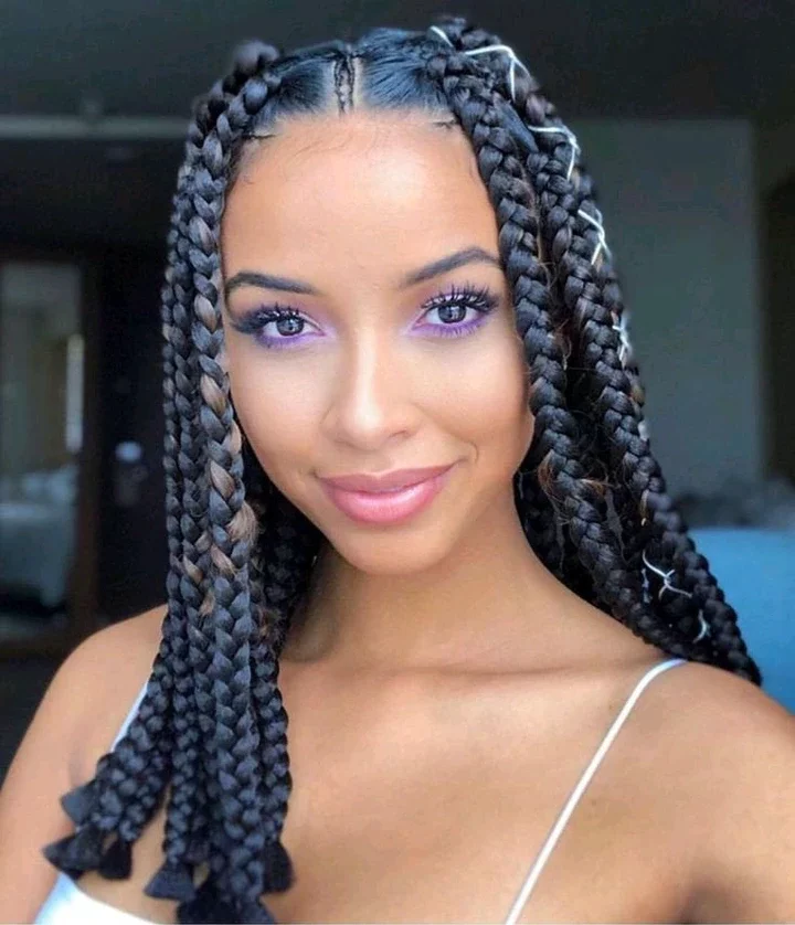 Ladies; Check Out Charming And Adorable Braids You Can Recreate This Easter.