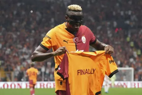 Osimhen scores first goal for Galatasaray -- Imago