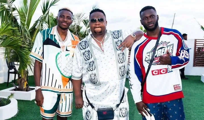 Photos: Osimhen on a Boat Cruise with Teammates, Obi Cubana, Igwe 2Pac After Fallout with Finidi