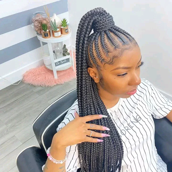 Ladies, Check Out These Trendy Ghana Weaving Hairstyles In Vogue