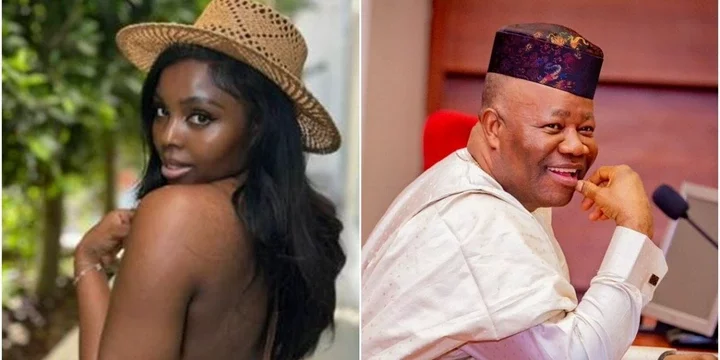 Wanneka speaks amid allegation of being Godswill Akpabio's ex-side chic