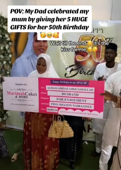 Moment man surprises wife with N2m, land, car, trip to Saudi Arabia on her birthday