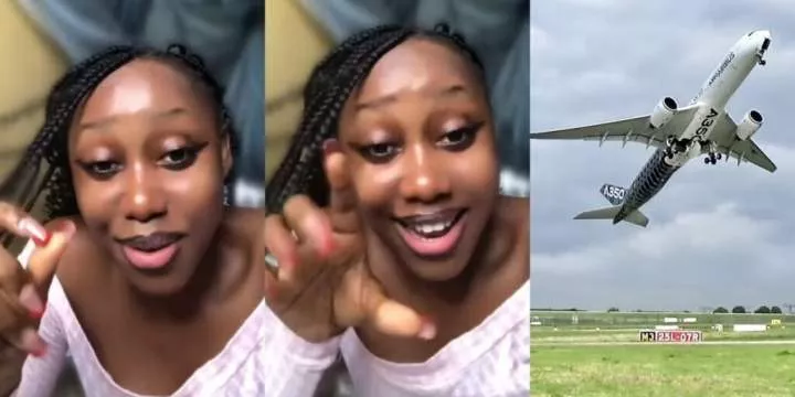 Lady stirs outrage as she opines men who fly economy class are broke