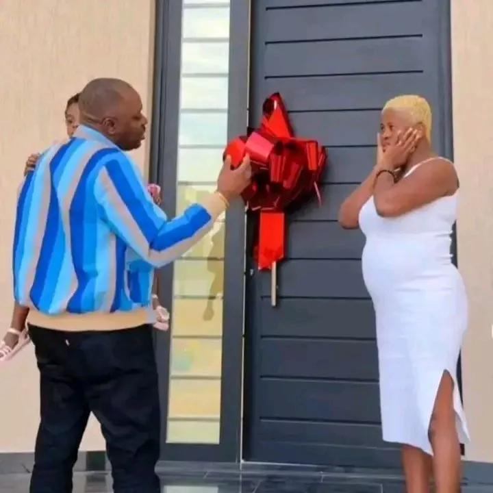 Angela Nwosu receives mansion from her husband as a push gift