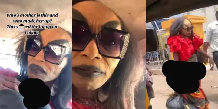 Young lady flaunts woman with fantastic makeup