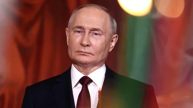 Vladimir Putin has ramped up the nuclear weapons rhetoric (stock)