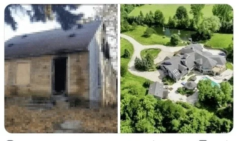 The Homes of World Celebrities Before and After Fame