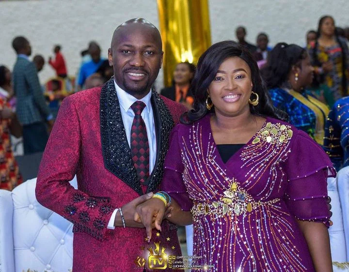 Thank You For Standing By Me Through It All - Apostle Johnson Suleman Celebrates Wife's Birthday With Sweet Note