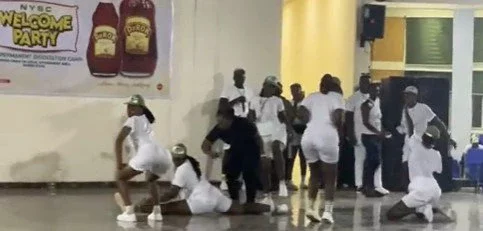 Female corper kicked out over 'wild' dance at NYSC welcome party