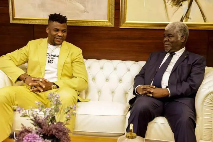 Double mixed martial arts (MMA) world champion Francis Ngannou has set social media on fire for his visit to Cote d'Ivoire. Instagram/Ngannou