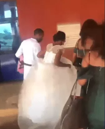 Bride arrives school on wedding day with bridesmaids to write her exams, video causes buzz