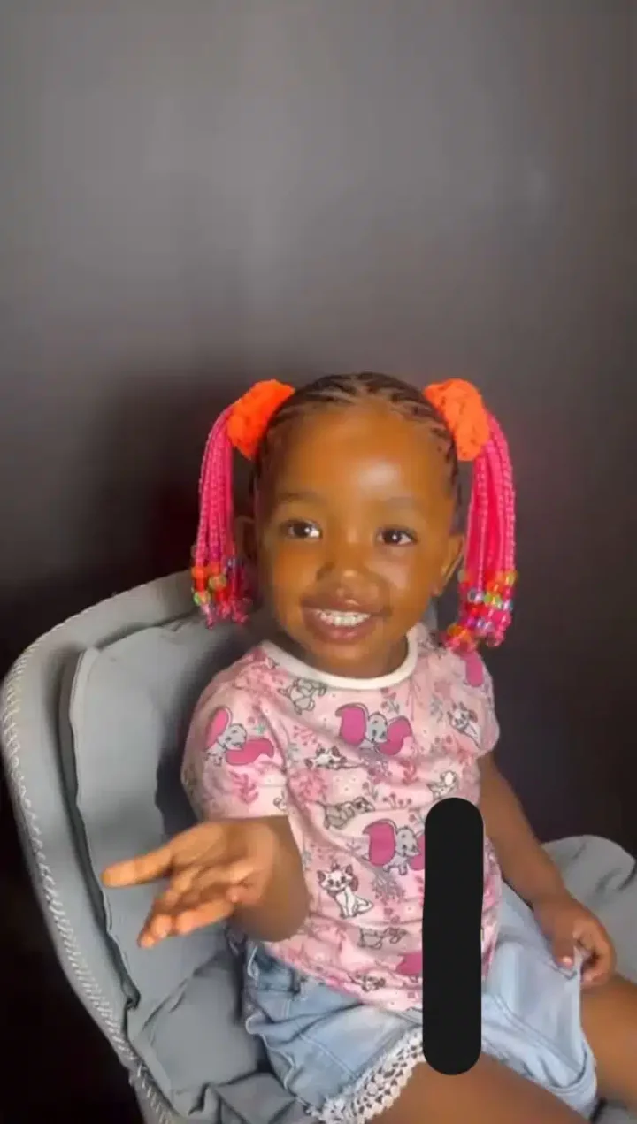 Hairdresser praised as she transforms little girl with sprouting hair