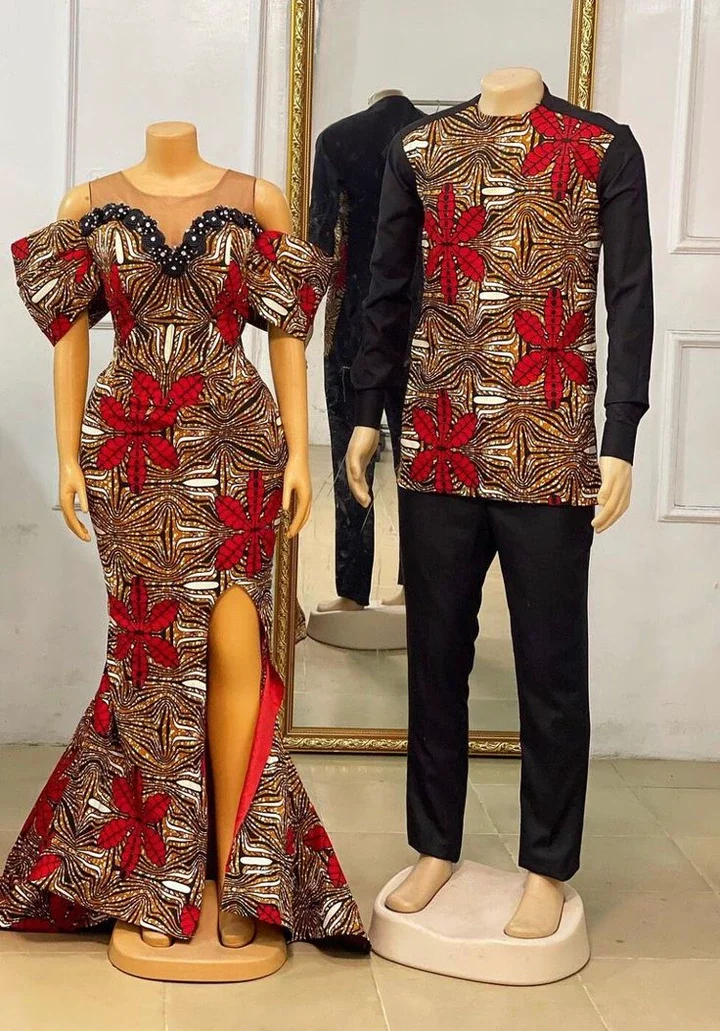 Beautiful Matching Outfits for African Couples.