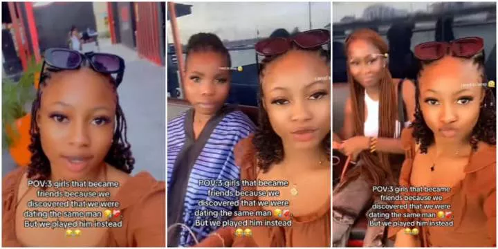 Three Nigerian ladies discover they are dating the same man, become friends to teach him lesson
