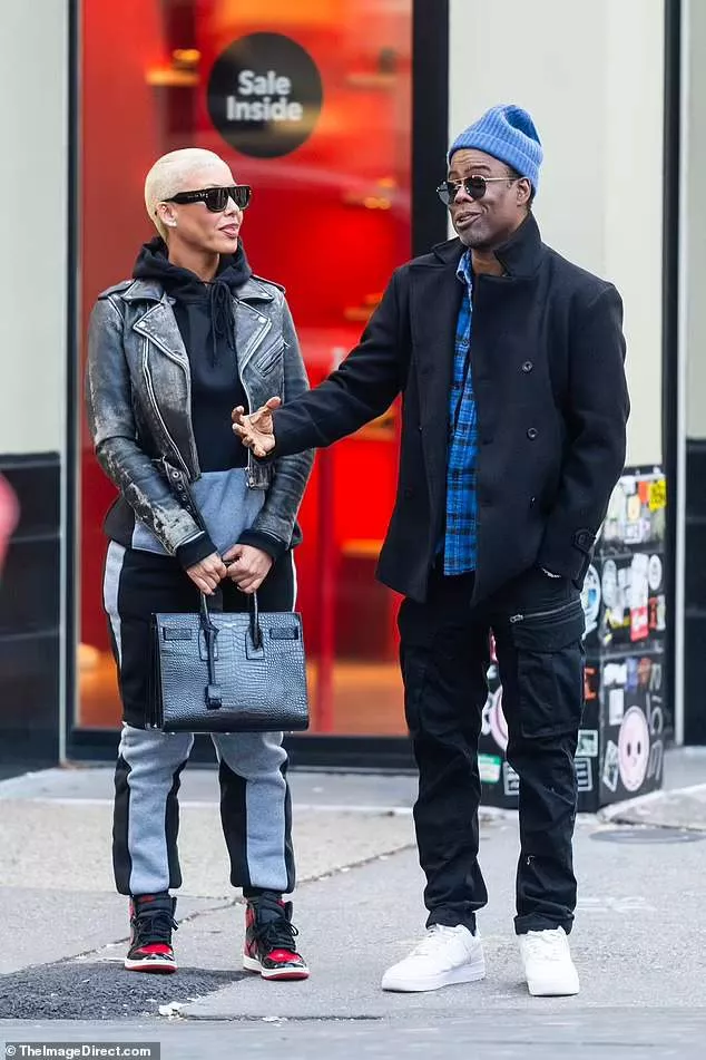 Couple alert! Chris Rock steps out with Amber Rose in New York after spending Christmas Day together (Photos)