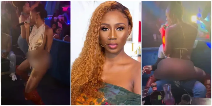 'Na why your husband divorce' - Korra Obidi dragged over half-naked performance and inappropriate dance with men