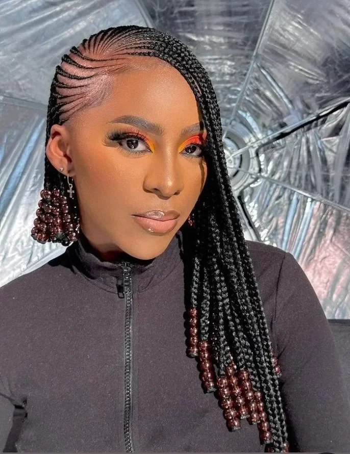 Very beautiful African braids hairstyles to try out.