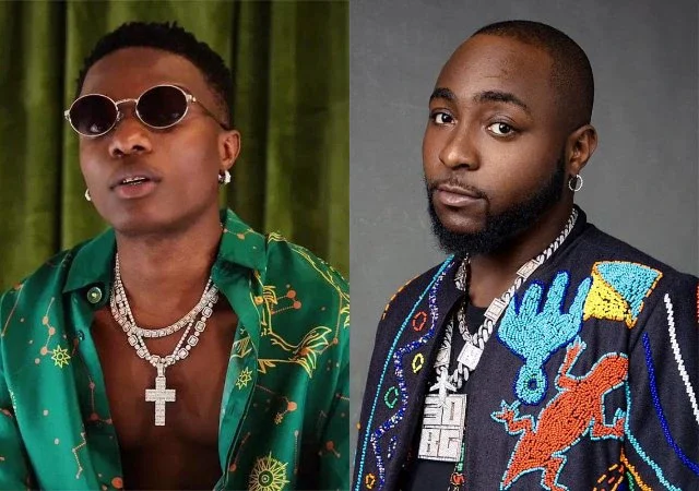 Fans React as Singer Wizkid Shares His Favourite Davido Song